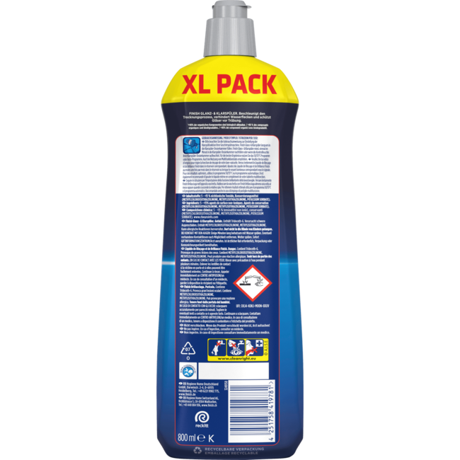 Finish  Glans & Spoelmiddel  800 ml