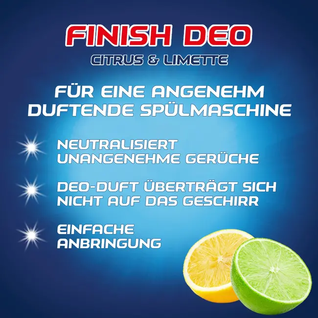 Finish Vaatwasser Deodorant Citrus & Limoen 1 St