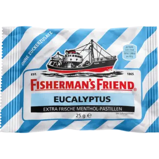 Fisherman's Friend Fisherman's Friend Pastilles, Eucalyptus, Zonder Toegevoegde Suiker