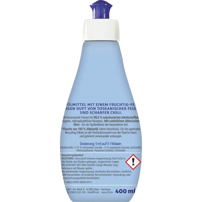 fit Afwasmiddel Vijgenbloesem & Chili 400 ml