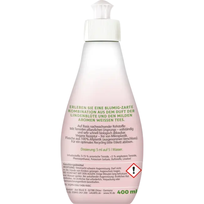 fit Afwasmiddel Lindebloesem & Witte Thee 400 ml