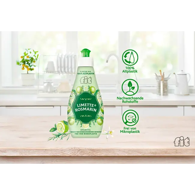 fit Afwasmiddel Limoen & Rozemarijn 400 ml