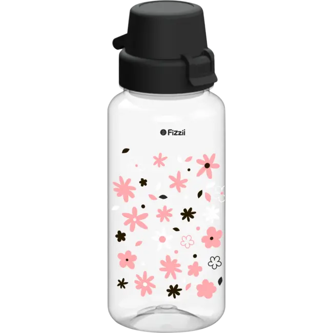 Fizzii Drinkfles Bambini Zwart, 400 Ml 1 St