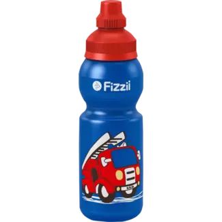 Fizzii Fizzii Drinkfles Kinderen Blauw, 330 Ml