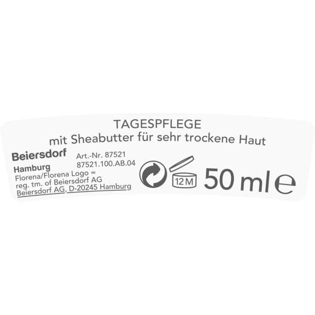 Florena Gezichtscrème Sheaboter 50 ml