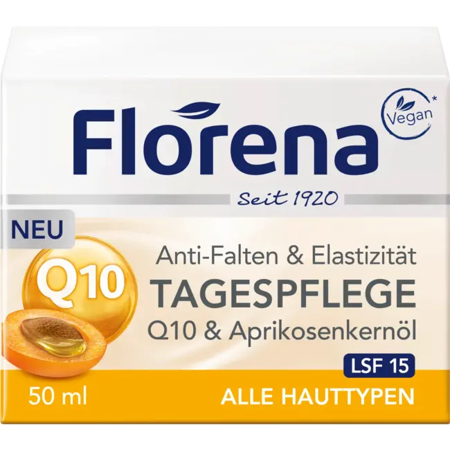 Florena Gezichtscrème Q10 & Abrikozenpitolie 50 ml