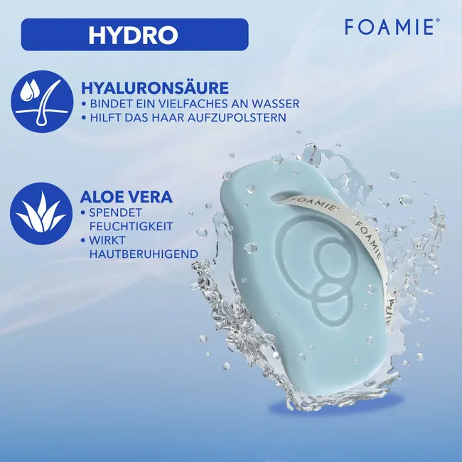 Foamie Vaste Shampoo Hydro Met Hyaluronzuur 80 g