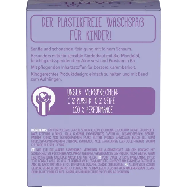 Foamie Vaste Shampoo & Douchegel 2in1 Lila 80 g