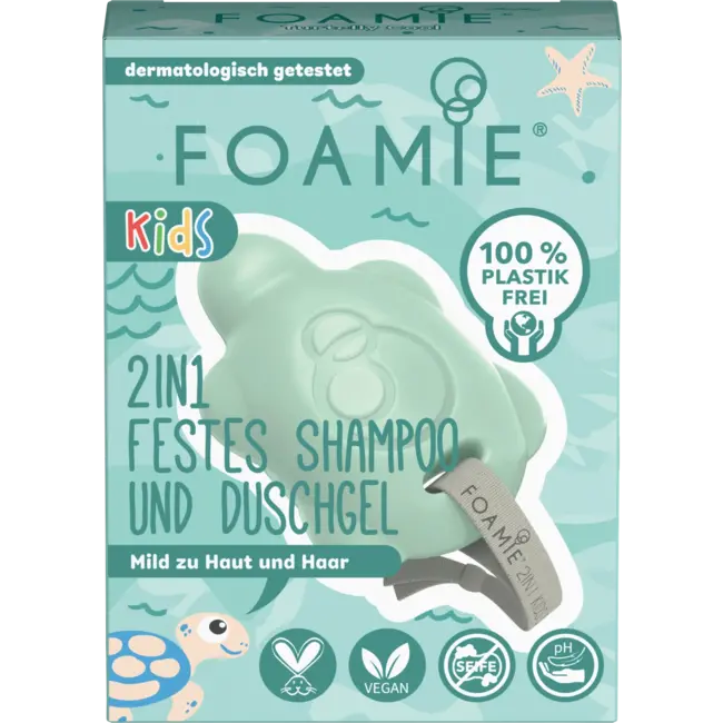 Foamie Vaste Shampoo & Douchegel 2in1 Groen 80 g