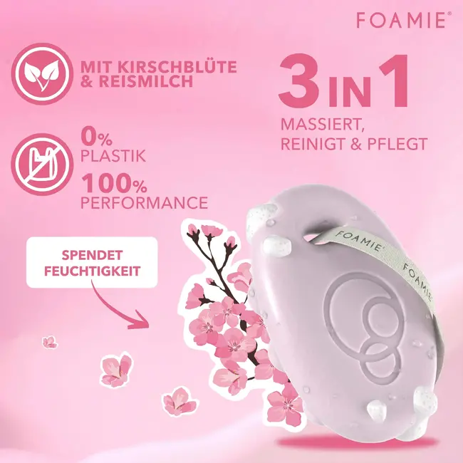 Foamie Vaste Douche Kersenbloesem 80 g