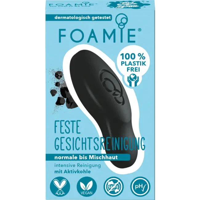 Foamie Vaste Gezichtsreiniging Too Coal To Be True 60 g