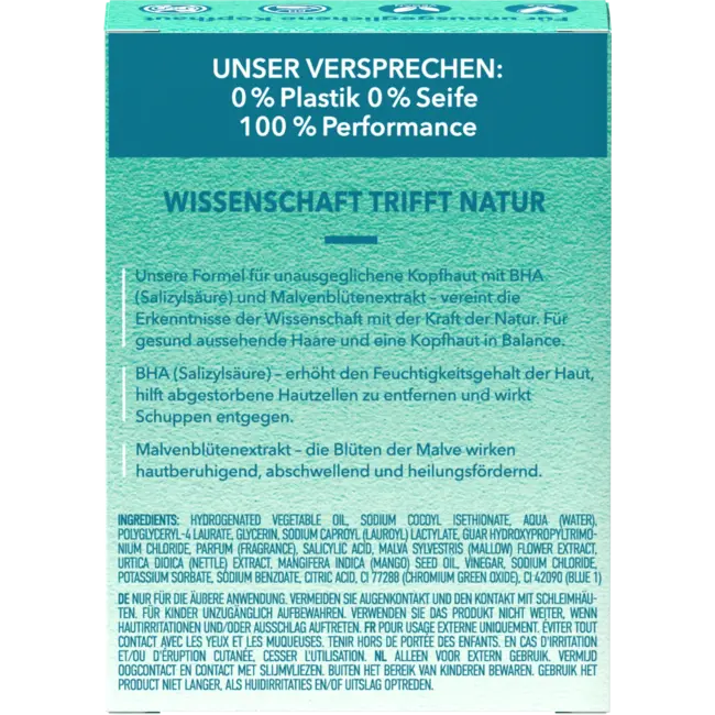 Foamie Vaste Shampoo Hoofdhuidverzorging Met Salicylzuur 80 g