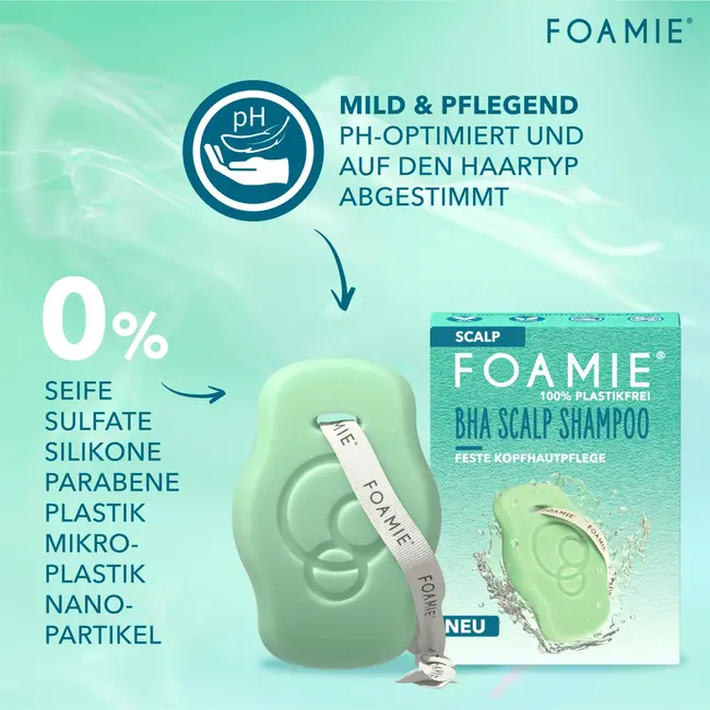 Foamie Vaste Shampoo Hoofdhuidverzorging Met Salicylzuur 80 g