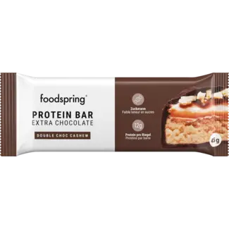 Foodspring foodspring Proteinriegel Extra Chocolade, Double Choc Cashew