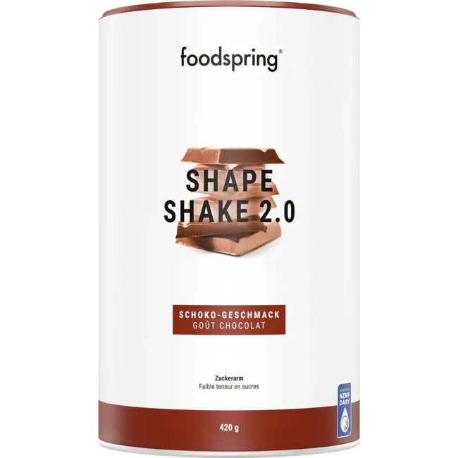 foodspring Dieet Shake, Shape Shake 2.0 Chocolade 420 g