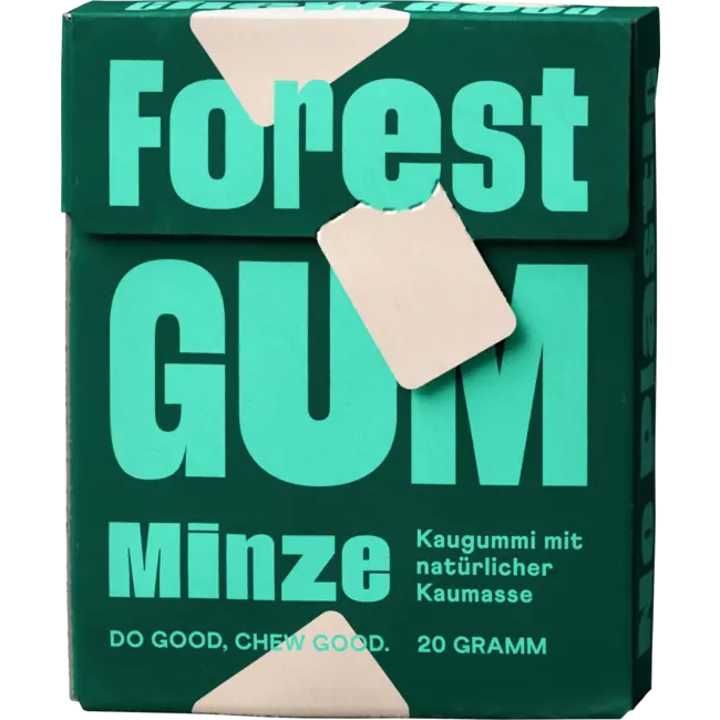 Forest GUM Kauwgom, Munt, Suikervrij (10 Stuks) 20 g