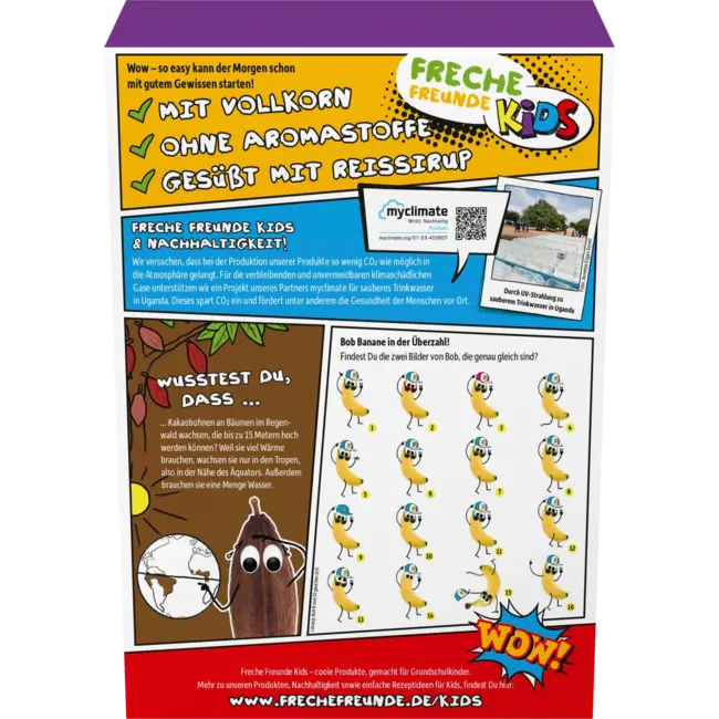 Freche Freunde Kindermuesli Chocolade Chips Cacao & Banaan, Vanaf 3 Jaar 275 g