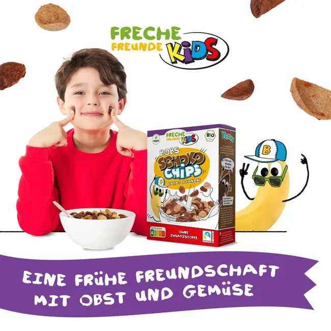 Freche Freunde Kindermuesli Chocolade Chips Cacao & Banaan, Vanaf 3 Jaar 275 g