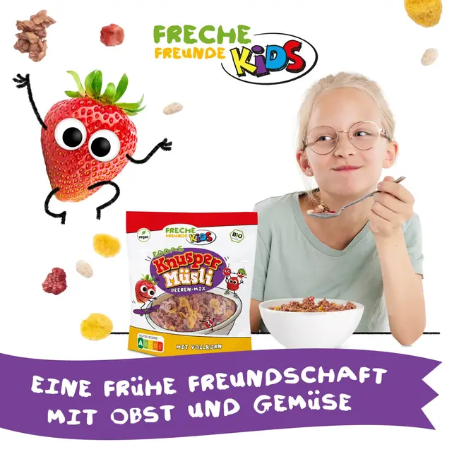 Freche Freunde Kindermuesli Eddas Krokante Muesli Bessenmix, Vanaf 3 Jaar 280 g