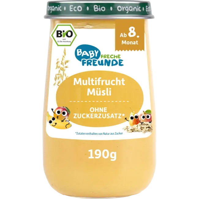 Freche Freunde Fruit En Granen Multifruit Muesli Vanaf De 8e Maand 190 g