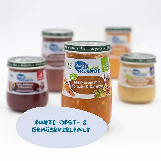 Freche Freunde Menu Macaroni Met Tomaat & Wortel 190 g