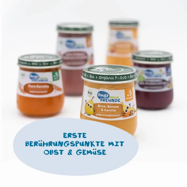 Freche Freunde Vruchten Peer, Banaan & Wortel, Vanaf De 5e Maand 120 g