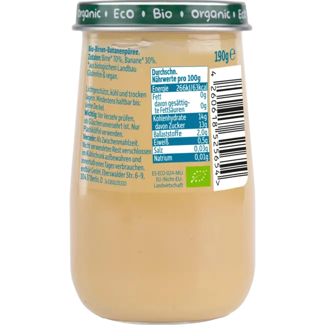 Freche Freunde Vruchten Peer & Banaan, Vanaf De 5e Maand 190 g