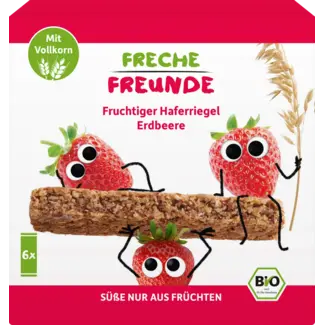 Freche Freunde Freche Freunde Fruitreep Haver Aardbei, Vanaf 3 Jaar, (6x30 G)