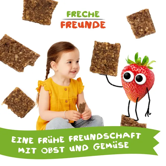 Freche Freunde Fruitreep Haver Aardbei, Vanaf 3 Jaar, (6x30 G) 180 g