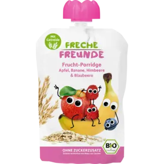 Freche Freunde Freche Freunde Quetschie Appel, Banaan, Framboos & Bosbes