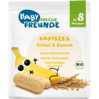 Freche Freunde Freche Freunde Babykoekje Dinkel & Banana, Ex DEM 8. Monat