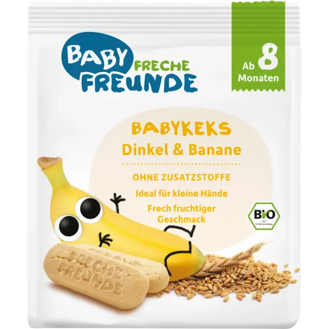 Freche Freunde Babykoekje Dinkel & Banana, Ex DEM 8. Monat 100 g