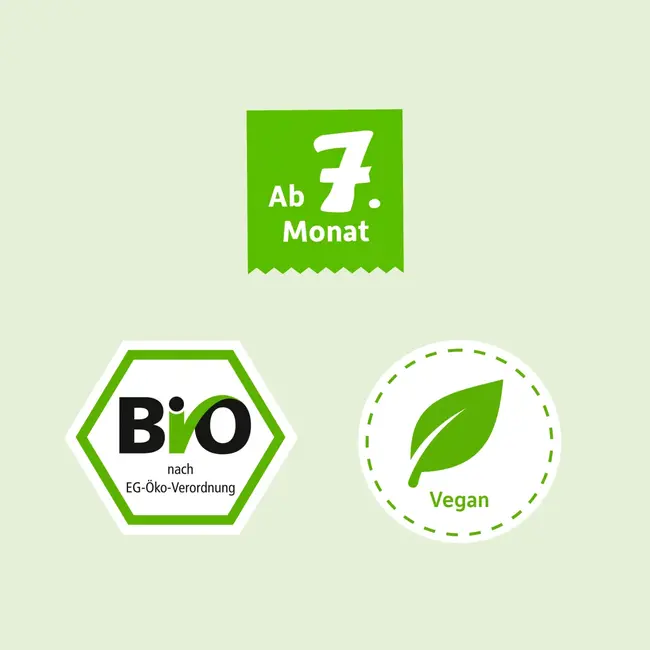 Freche Freunde Babysnack Knusper-ringe Hirse & Banane, Ab 7 Monaten, 20g 20 g