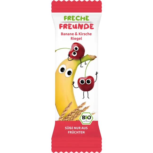 Freche Freunde Fruitreep Banaan & Kers, Vanaf 1 Jaar (4x23 G) 92 g