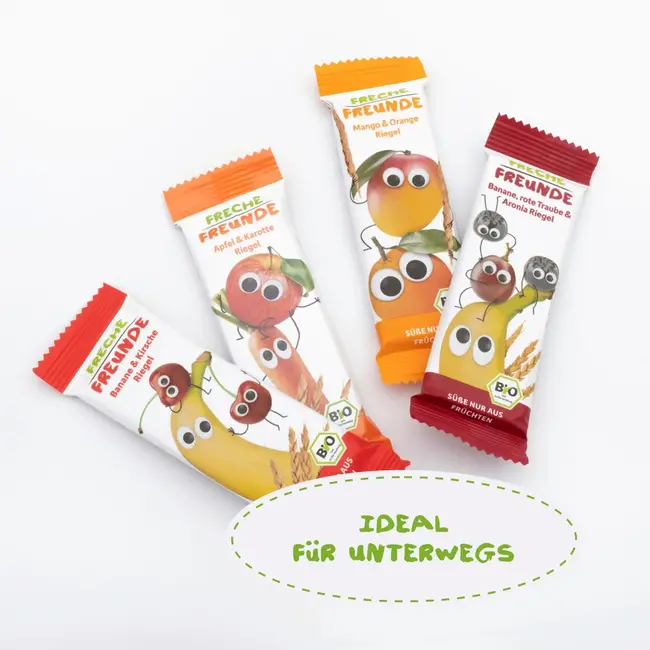 Freche Freunde Fruitreep Banaan & Kers, Vanaf 1 Jaar (4x23 G) 92 g