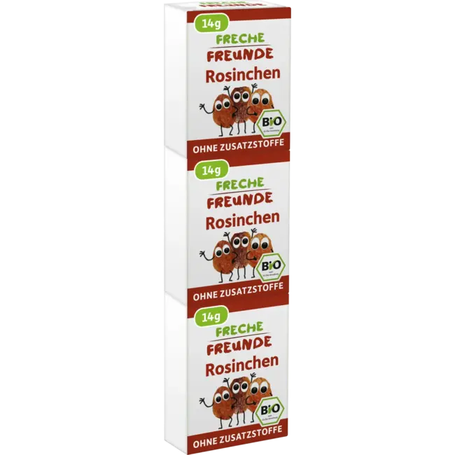 Freche Freunde Kindersnack Rosinchen (3x14 G) 42 g