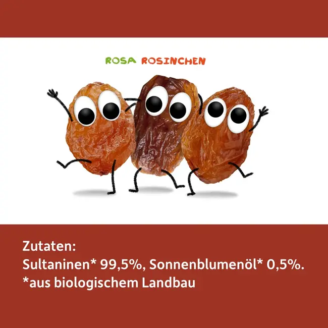 Freche Freunde Kindersnack Rosinchen (3x14 G) 42 g