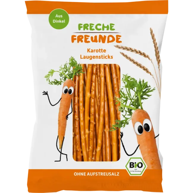 Freche Freunde Kindersnack Loogsticks Wortel 75 g