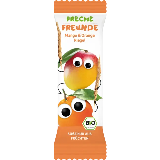 Freche Freunde Fruitreep Met Granen Mango & Sinaasappel Vanaf 1 Jaar, 4x23g 92 g