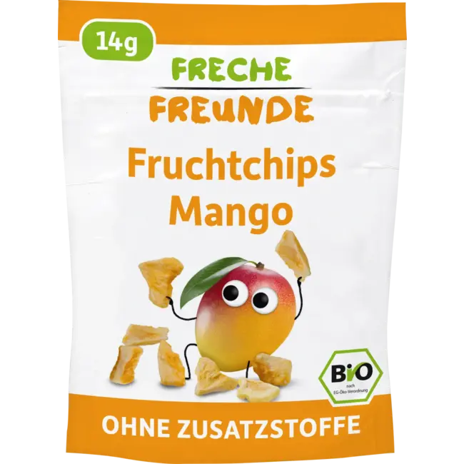 Freche Freunde Kindersnack Fruitchips Mango Vanaf 3 Jaar 14 g