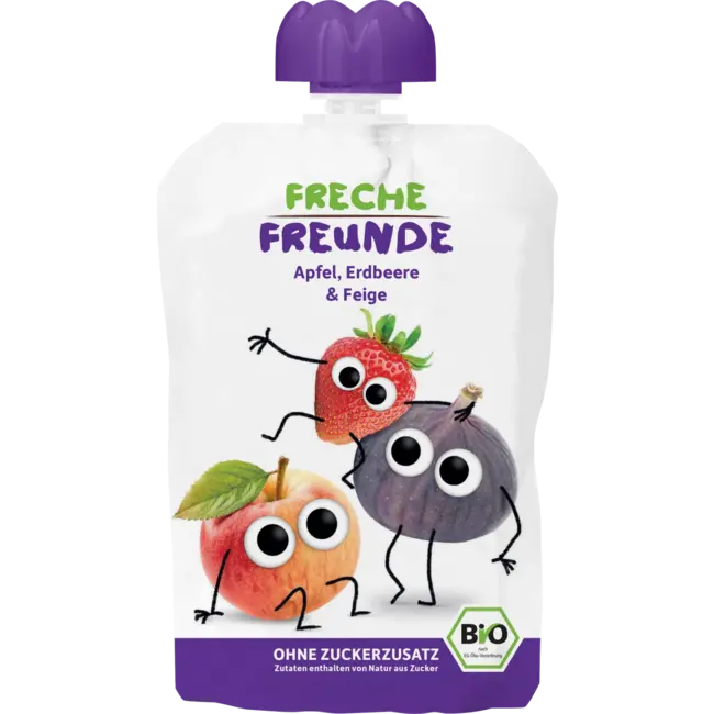 Freche Freunde Quetschie Appel, Aardbei & Vijg 100 g