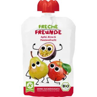 Freche Freunde Freche Freunde Quetschie 100% Appel, Peer & Passievrucht Vanaf 1 Jaar