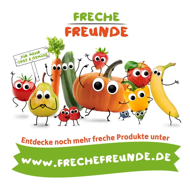 Freche Freunde Fruitreep Met Granen Appel Wortel Vanaf 1 Jaar, (4x23 G) 92 g