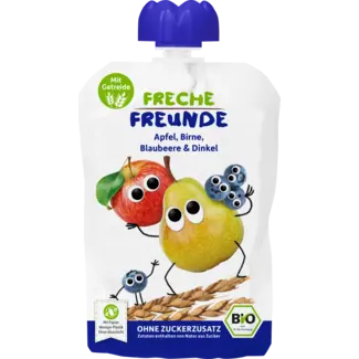 Freche Freunde Freche Freunde Quetschie Appel, Peer, Bosbes & Spelt Vanaf 1 Jaar