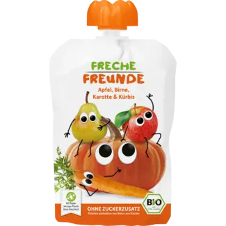 Freche Freunde Freche Freunde Knijp 100% Appel, Peer, Wortel & Pompoen Vanaf 1 Jaar