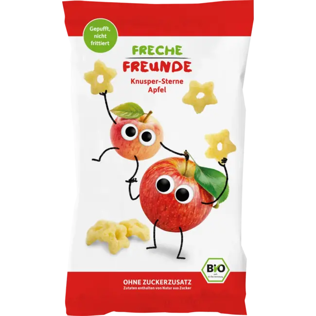 Freche Freunde Kindersnack Krokante Sterren, Vanaf 1 Jaar 30 g