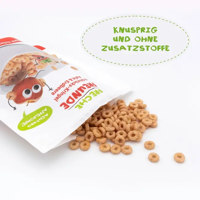 Freche Freunde Kindermuesli Appel & Aardbei Vanaf 1 Jaar 125 g