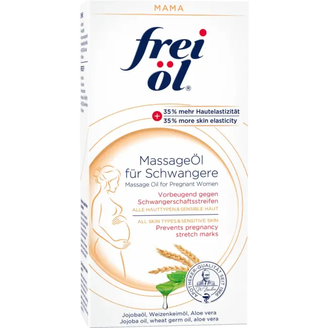 frei Öl Verzorgingsolie Massage Voor Zwangere Vrouwen Classic 125 ml