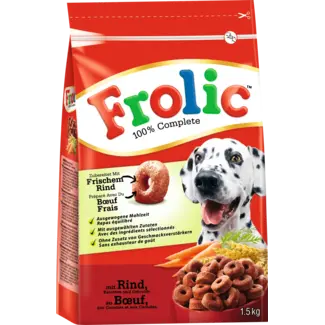 Frolic Frolic Droogvoer Hond Met Rundvlees, Wortelen & Granen