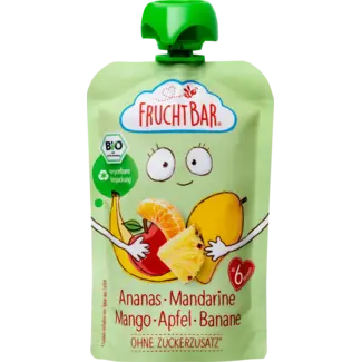 FruchtBar FruchtBar Pers ananas-mandarijn-mango-appel-banaan vanaf 6 maanden